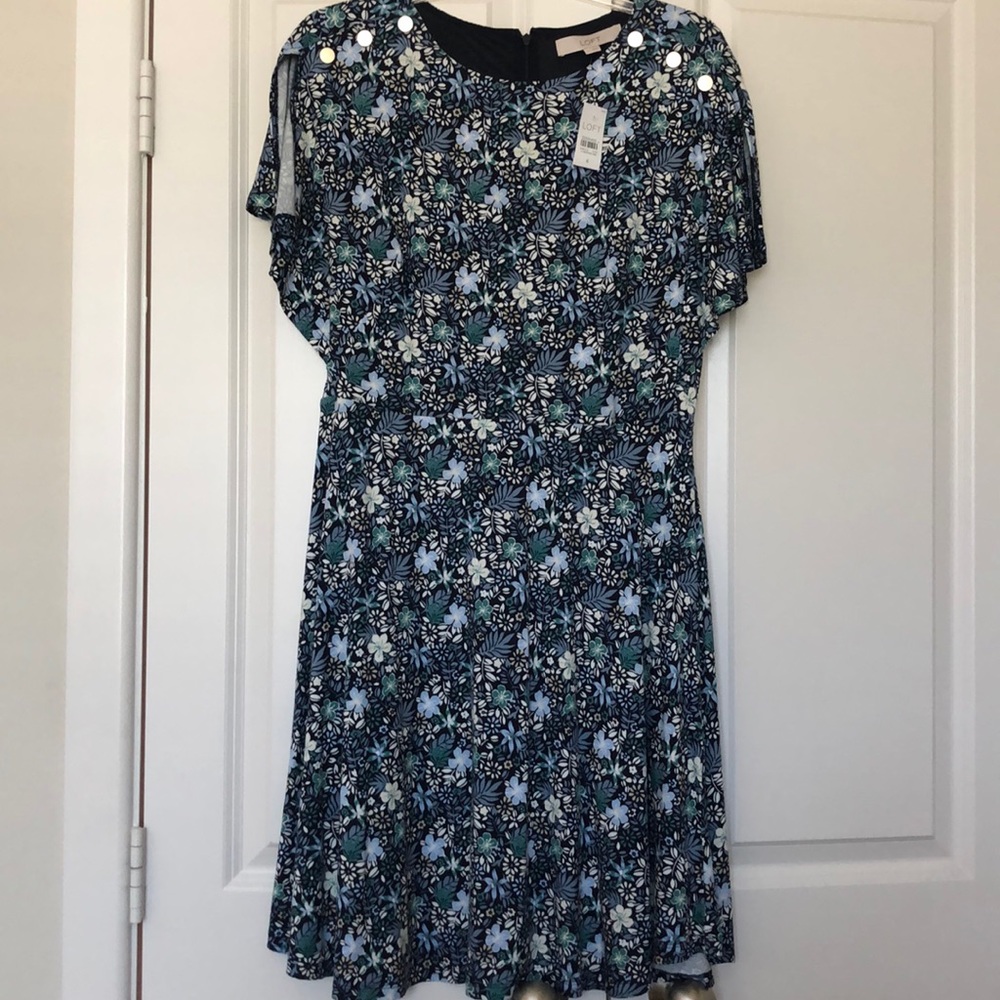 The Loft Floral Dress Size 6